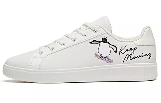 Кроссовки ANTA Skateboard Shoes Women's Low-Top Ivory White