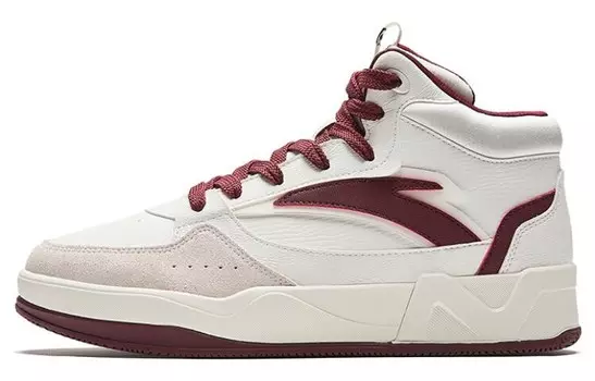 Кроссовки ANTA Skateboarding Shoes Men High-top White, белый