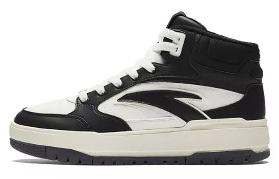 Кроссовки ANTA Skateboarding Shoes Men High-top Black/ivory, черный/слоновая кость