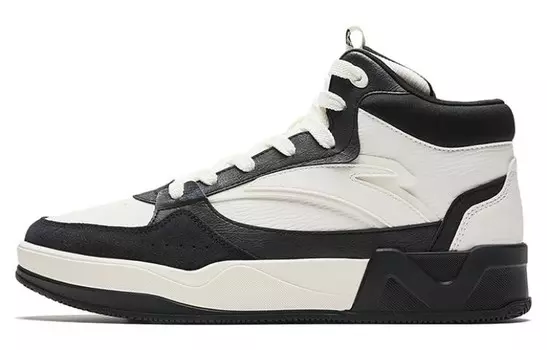 Кроссовки ANTA Skateboarding Shoes Men High-top White, белый