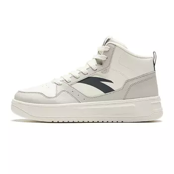 Кроссовки ANTA Skateboarding Shoes Men High-top White, белый