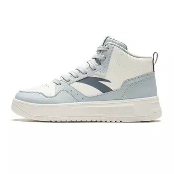 Кроссовки ANTA Skateboarding Shoes Men High-top White/Blue, белый