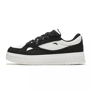 Кроссовки ANTA Skateboarding Shoes Men Low-top White/Black, белый/черный