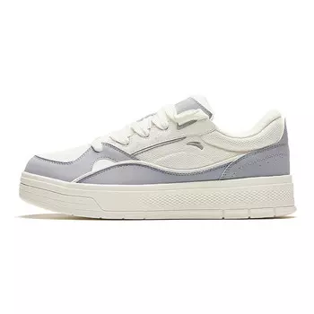 Кроссовки ANTA Skateboarding Shoes Men Low-top White/Gray, белый/серый