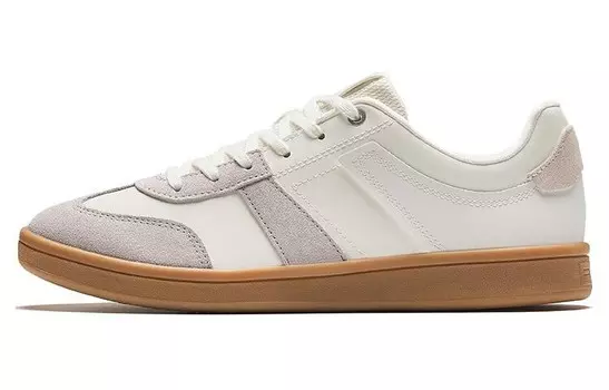 Кроссовки ANTA Skateboarding Shoes Men Low-top White/Gray, белый/серый