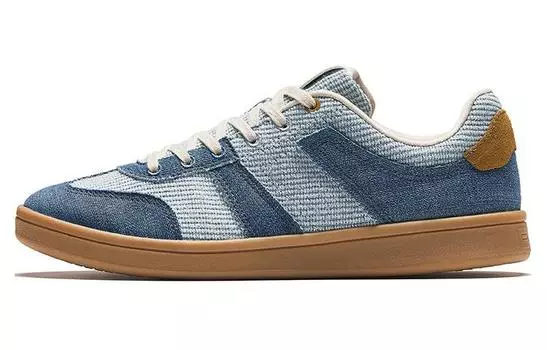 Кроссовки ANTA Skateboarding Shoes Men Low-top Blue, синий