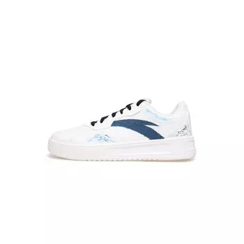 Кроссовки ANTA Skateboarding Shoes Men Low-top Light Blue, белый/синий