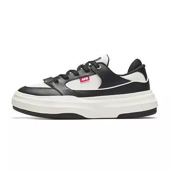 Кроссовки ANTA Skateboarding Shoes Men Low-top Black, слоновая кость/черный