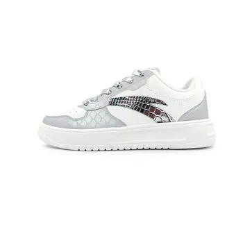 Кроссовки ANTA Skateboarding Shoes Men Low-top Silver, серебряный