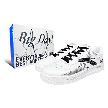 Кроссовки ANTA Skateboarding Shoes Men Low-top White, белый