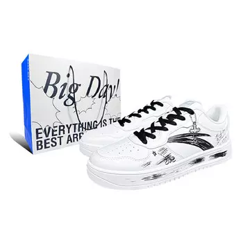 Кроссовки ANTA Skateboarding Shoes Men Low-top White, белый