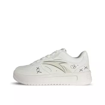 Кроссовки ANTA Skateboarding Shoes Men Low-top White, белый
