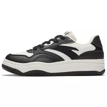 Кроссовки ANTA Skateboarding Shoes Men Low-top Black/White, черный/белый