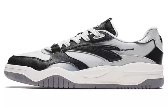 Кроссовки ANTA Skateboarding Shoes Men Low-top White/Black, белый/черный