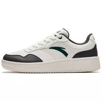 Кроссовки ANTA Skateboarding Shoes Men Low-top White/black, серый