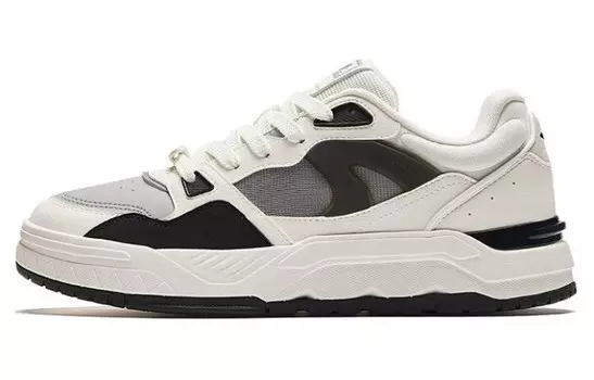 Кроссовки ANTA Skateboarding Shoes Men Low-top White/black, белый/черный