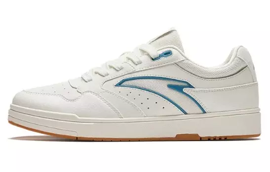 Кроссовки ANTA Skateboarding Shoes Men Low-top White/blue, белый/синий