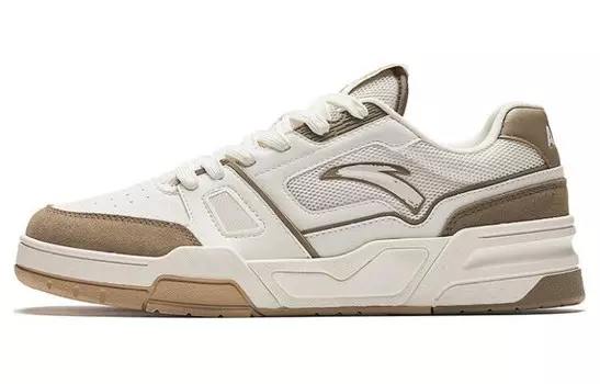 Кроссовки ANTA Skateboarding Shoes Men Low-top Light Khaki, хаки