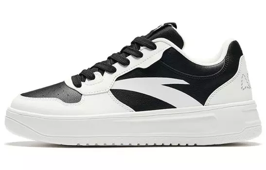 Кроссовки ANTA Skateboarding Shoes Men Low-top White/Black, белый