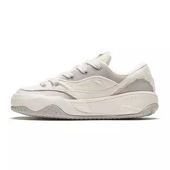 Кроссовки ANTA Skateboarding Shoes Men Low-top White/Gray, белый/серый