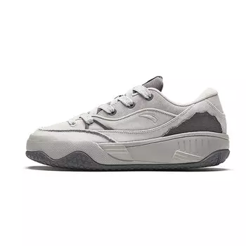 Кроссовки ANTA Skateboarding Shoes Men Low-top Gray, серый