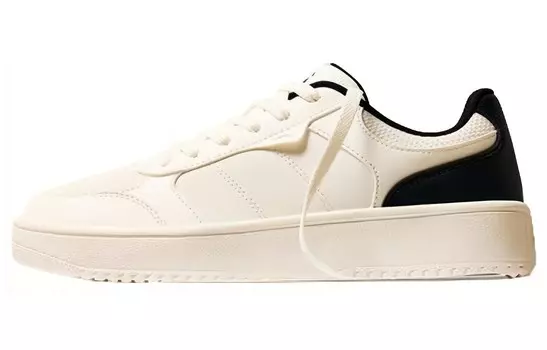 Кроссовки ANTA Skateboarding Shoes Men Low-top Ivory White, белый