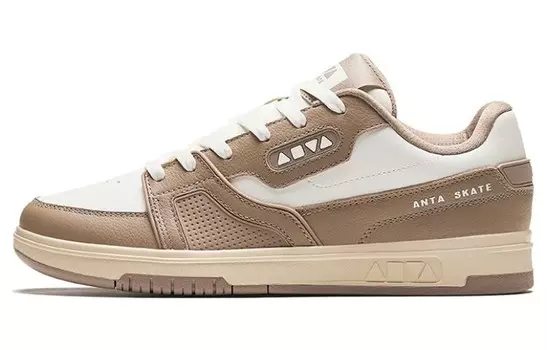 Кроссовки ANTA Skateboarding Shoes Men Low-top Brown, коричневый