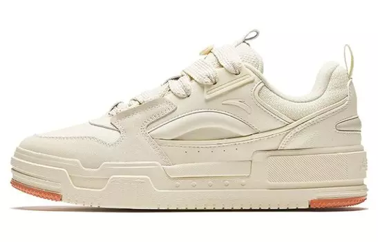 Кроссовки ANTA Skateboarding Shoes Men Low-top White, белый