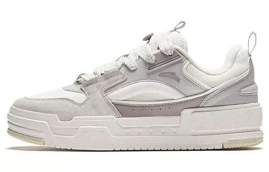 Кроссовки ANTA Skateboarding Shoes Men Low-top White, светло-фиолетовый