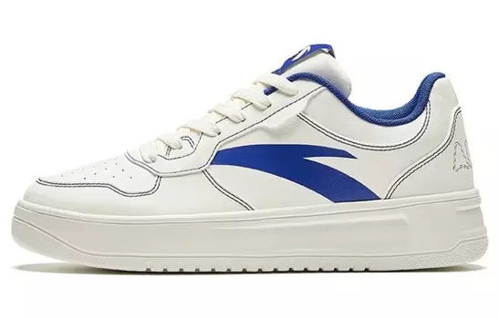 Кроссовки ANTA Skateboarding Shoes Men Low-top White, белый/синий