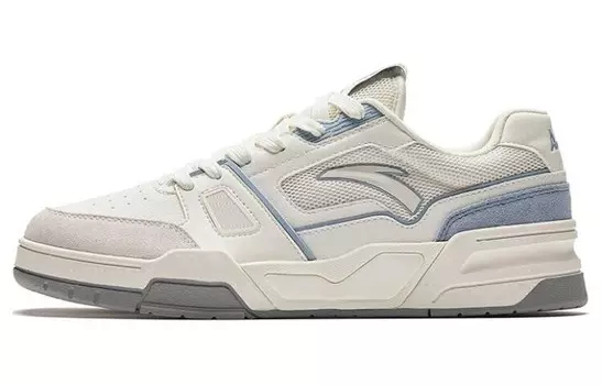 Кроссовки ANTA Skateboarding Shoes Men Low-top Ivory/dusty Blue, голубой