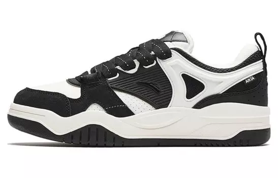 Кроссовки ANTA Skateboarding Shoes Men Low-top Black/Ivory, черный/слоновая кость