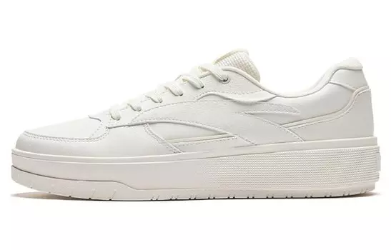 Кроссовки ANTA Skateboarding Shoes Men Low-top Ivory White, белый