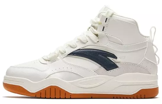 Кроссовки ANTA Skateboarding Shoes Men Mid-top White, белый