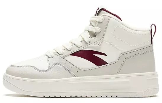 Кроссовки ANTA Skateboarding Shoes Women's High-top White, белый