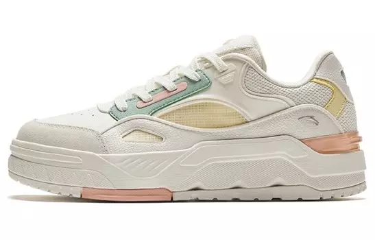 Кроссовки ANTA Skateboarding Shoes Women's Low-top Ivory/egg White, слоновая кость