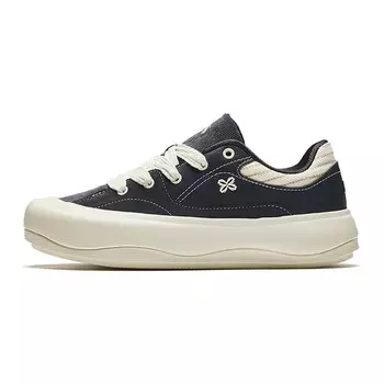 Кроссовки ANTA Skateboarding Shoes Women's Low-top Inkstone Lime / Coarse Hemp Lime, черный
