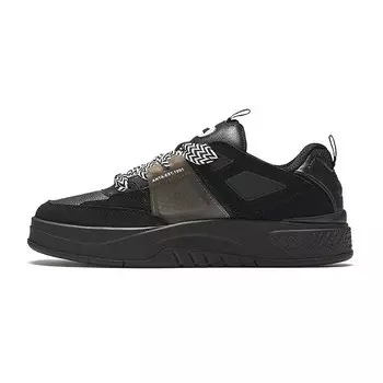 Кроссовки ANTA Skateboarding Shoes Women's Low-top Black, черный