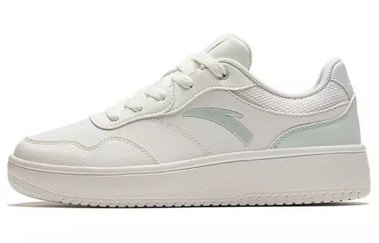 Кроссовки ANTA Skateboarding Shoes Women's Low-top White/Green, зеленый