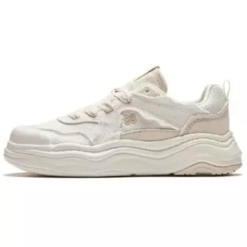 Кроссовки ANTA Skateboarding Shoes Women's Low-top, белый/серый