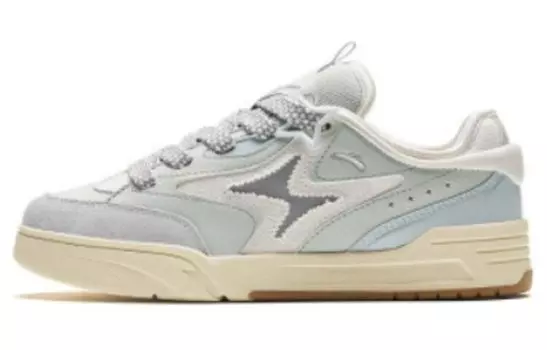 Кроссовки ANTA Skateboarding Shoes Women's Low-top Dusty Green, зеленый