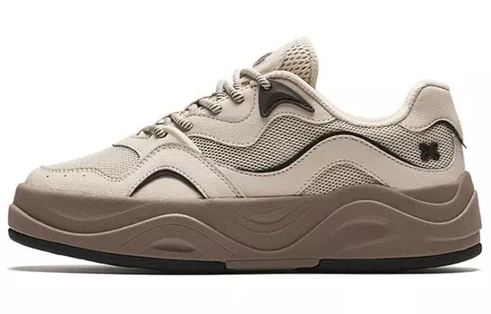 Кроссовки ANTA Skateboarding Shoes Women's Low-top Brown, коричневый