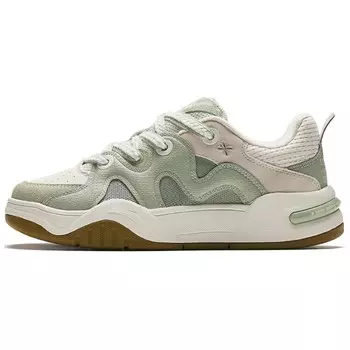 Кроссовки ANTA Skateboarding Shoes Women's Low-top, зеленый