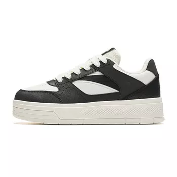 Кроссовки ANTA Skateboarding Shoes Women's Low-top White/Black, белый/черный
