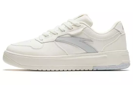 Кроссовки ANTA Skateboarding Shoes Women's Low-top, белый/серый