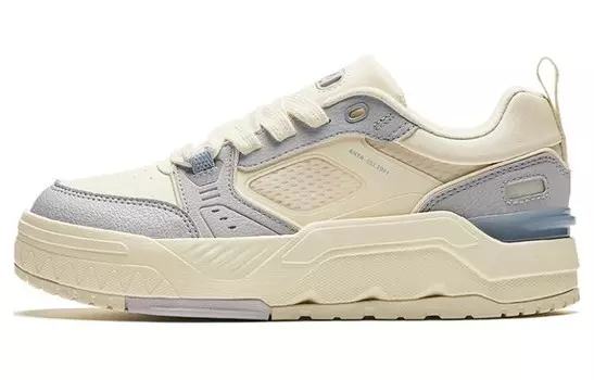 Кроссовки ANTA Skateboarding Shoes Women's Low-top White/Gray, белый/серый