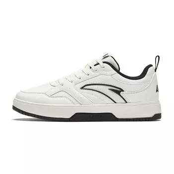 Кроссовки ANTA Skateboarding Shoes Women's Low-top Ivory White/base Black, слоновая кость/черный