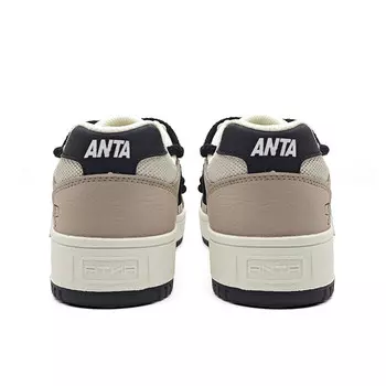 Кроссовки ANTA Skateboarding Shoes Women's Low-top Light Khaki/off-white, хаки