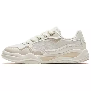 Кроссовки ANTA Skateboarding Shoes Women's Low-top, белый/серый