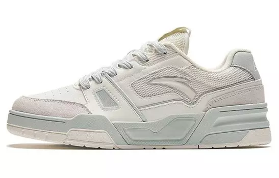 Кроссовки ANTA Skateboarding Shoes Women's Low-top Beige/Green, зеленый
